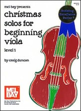 CHRISTMAS SOLOS FOR BEGINNING VIOLA Book with Online PDF Access cover